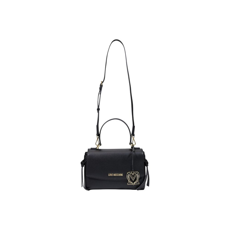 Black polyethylene handbag-null