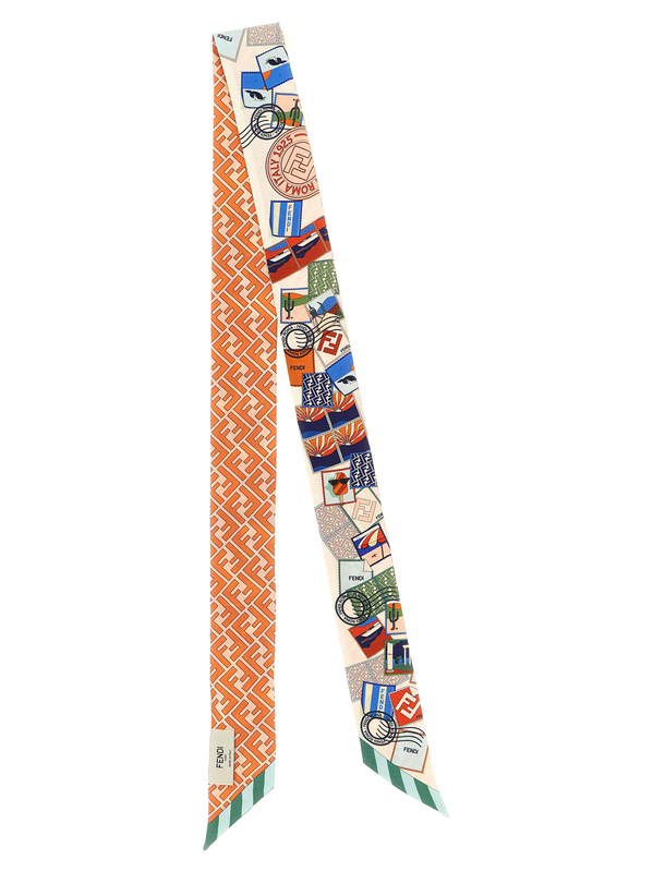 Multicolor silk hairband-null