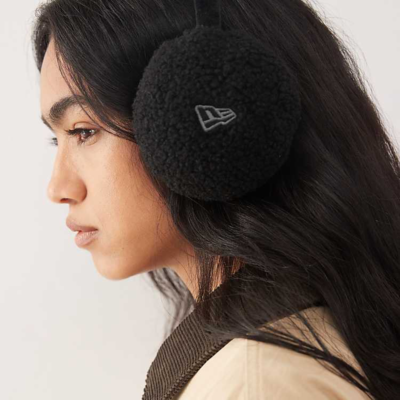 New era borg black ear muffs unisex-null