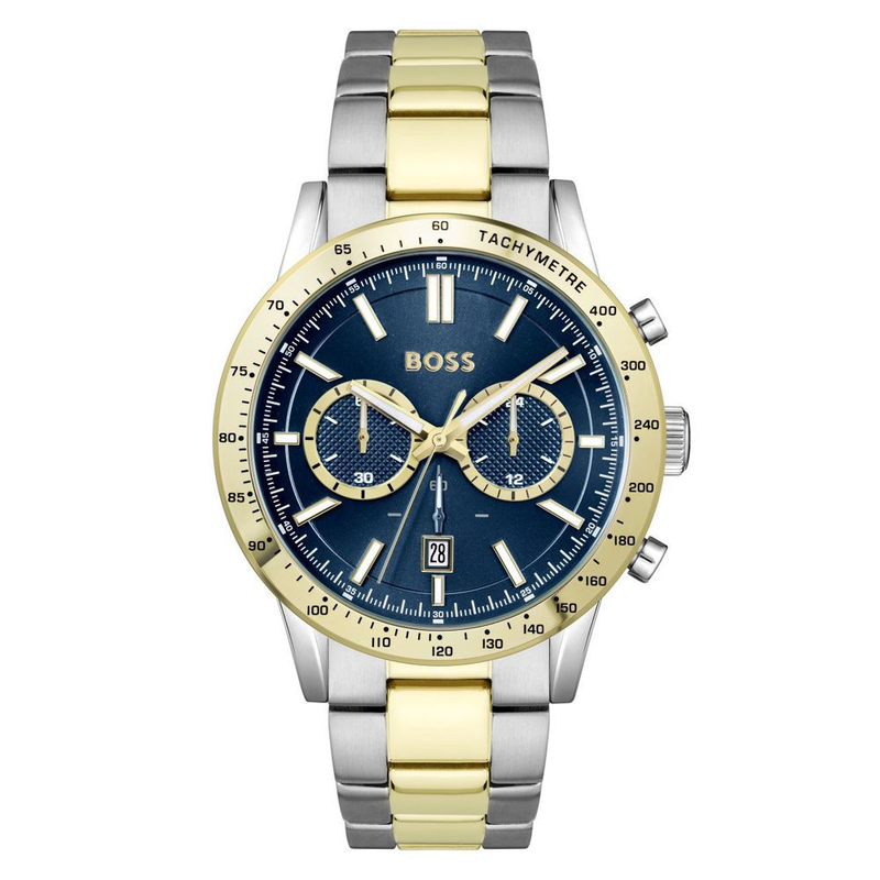 Gray stainless steel dress watch-null