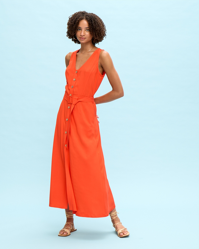 Shirt dress viscose-null