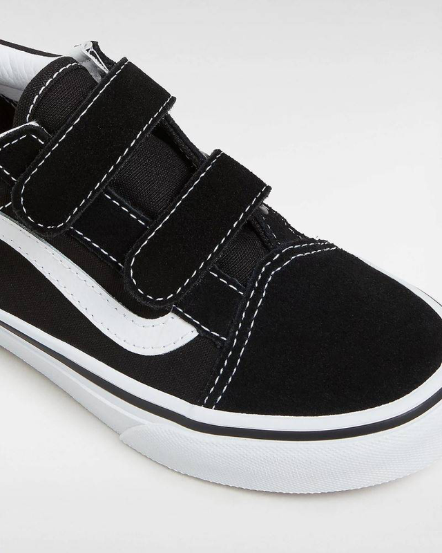 Kids old skool logo check shoes-null