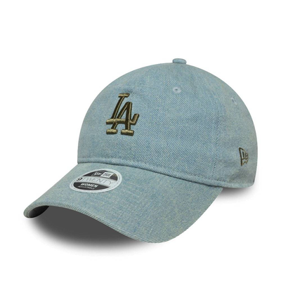 New era wmns denim 9twenty los angeles dodgers, Sky Blue, medium