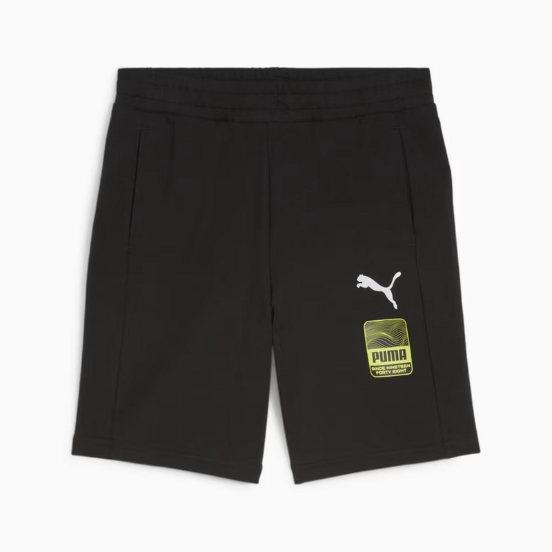 Puma active sports athletic shorts b junior kids boys black 679212-01 image number null
