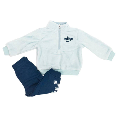 Nike little kids sherpa track pack set, Valerian Blue, medium