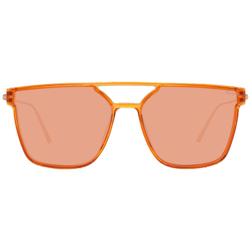 Orange metal sunglasses-null