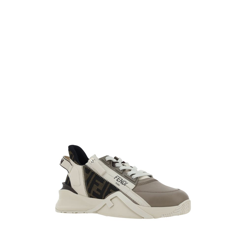 Brown calf leather bos taurus athletic sneakers-null