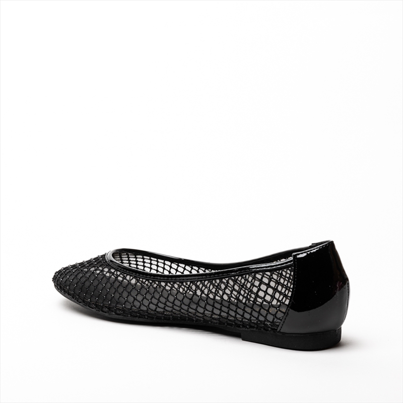 Miss belgini mesh flats with rhinestones-null