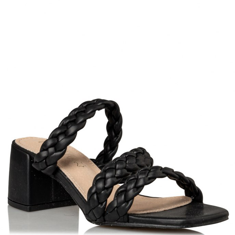 Miss nv braided mules , black-null