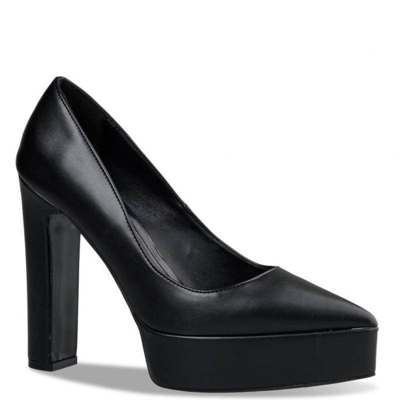 Platform heel pumps - black-null