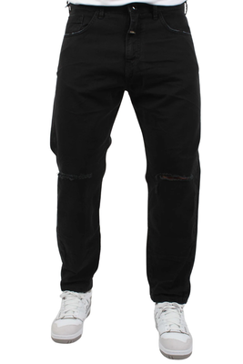 Cosi matto denim trousers, Black, medium