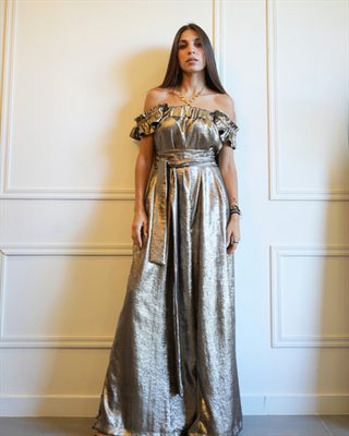 Ponytails maya jumpsuit pfw2601, Gold, medium