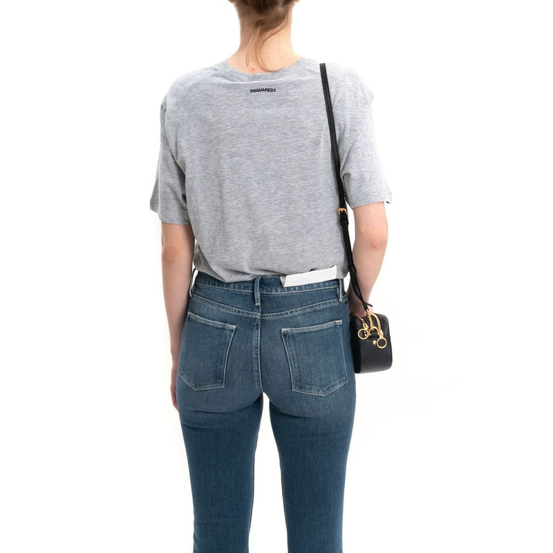 Gray cotton t-shirt-null