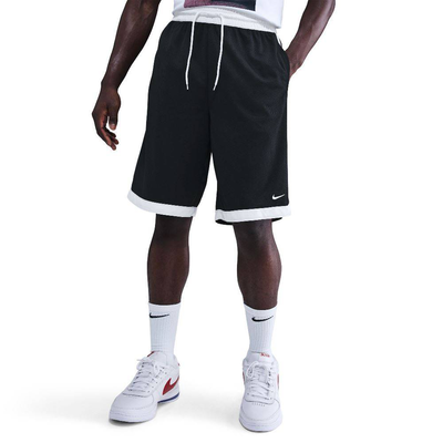 Dna academy 28cm basketball short, Black / White, medium