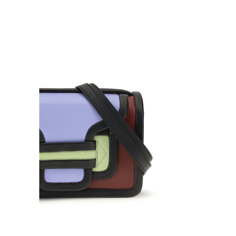 Multicolor calf leather bos taurus shoulder bag-null
