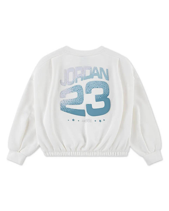 Girls jumpman club pleated fleece c-null
