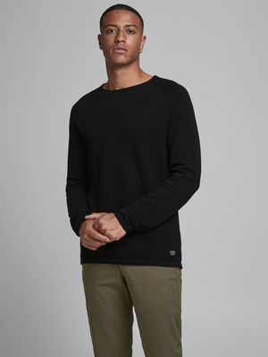 Jjehill pullover - black, Black, medium