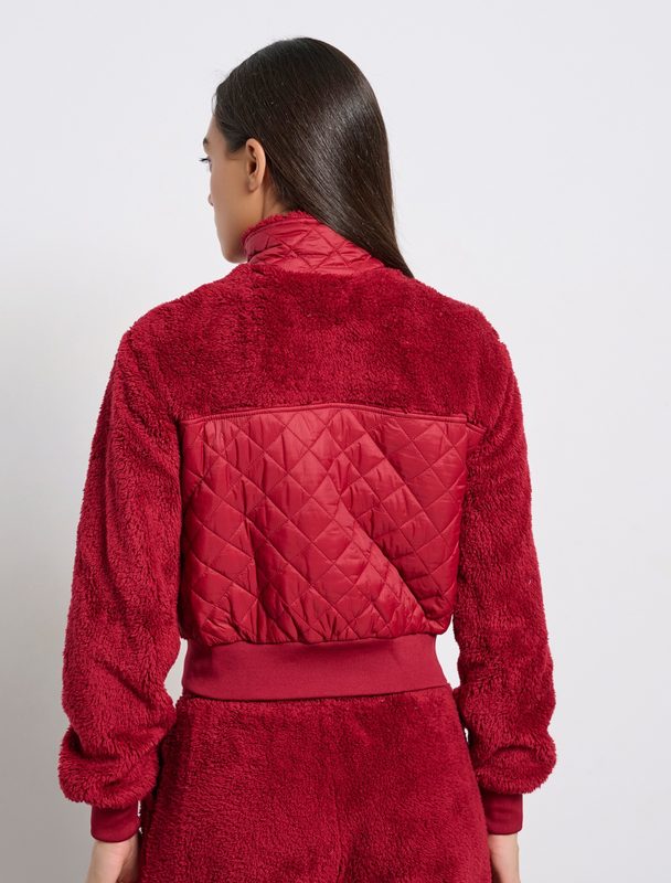 Bdtk woman's teddy fz mock neck-null