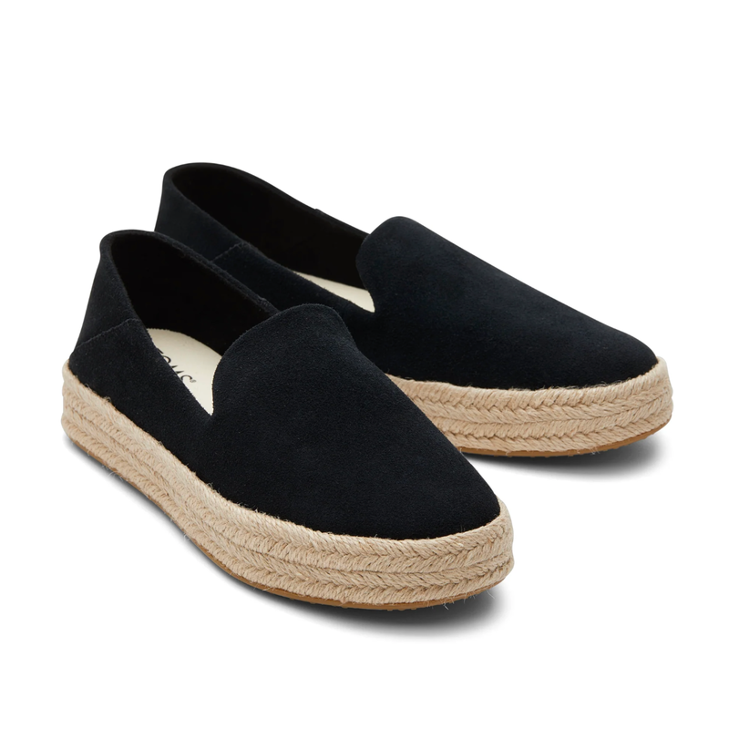 Toms carolina black suede-null