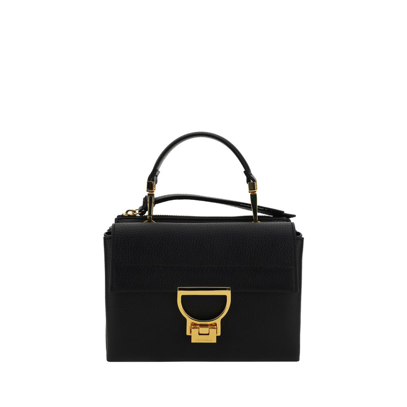 Black calf leather bos taurus shoulder bag-null