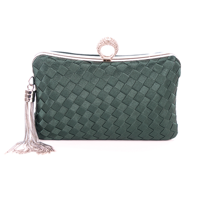 Lulu clutch bag green