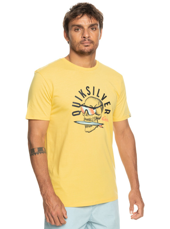 Quiksilver men t-shirts rockin skull ss (eqyzt07278-yfb0)-null
