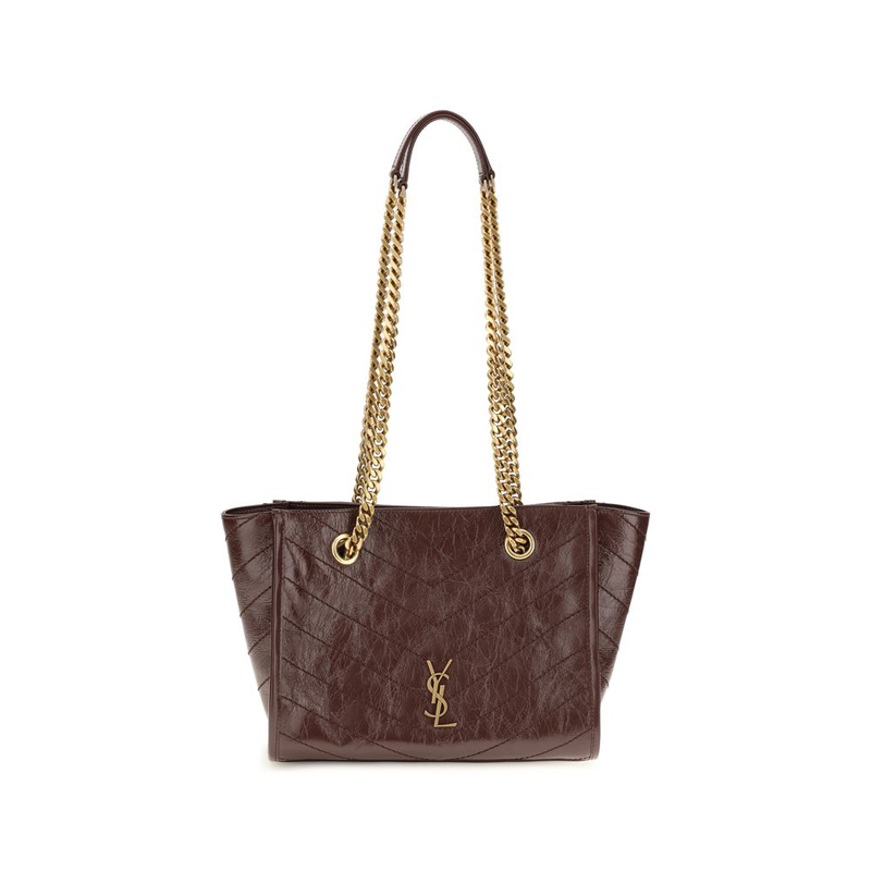 Brown calf leather bos taurus shoulder bag-null