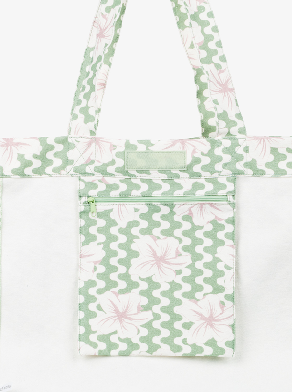 Product image: Roxy anti bad vibes printed tote bag-null