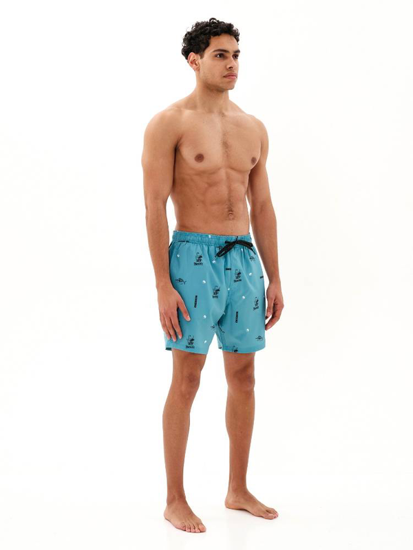 Men's printed volley shorts image number null