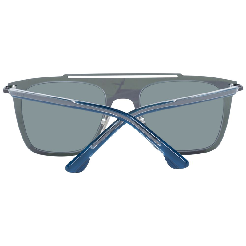 Blue metal & plastic sunglasses-null