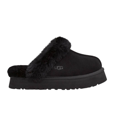 Disquette womens slipper, Black, medium