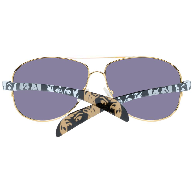 Gold metal sunglasses-null