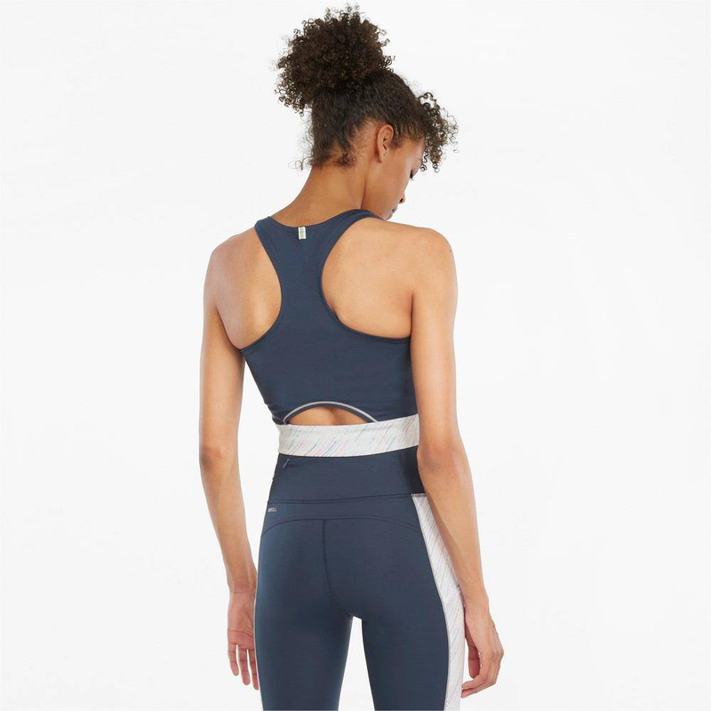 High shine cropped tank top-null