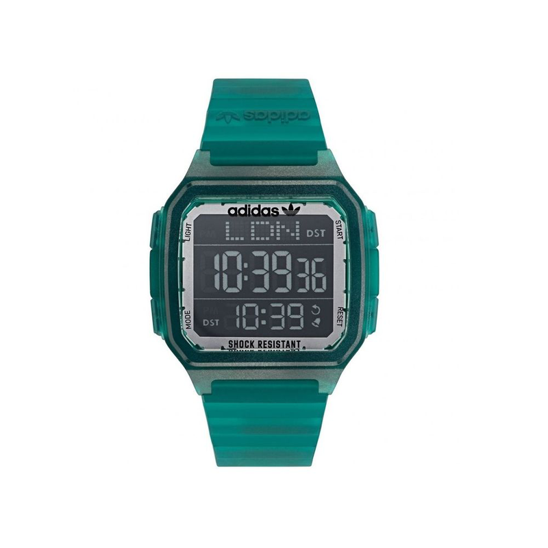 Bicolor resin digital watch-null