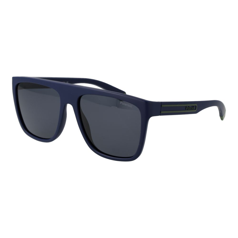 Blue polycarbonate sunglasses-null