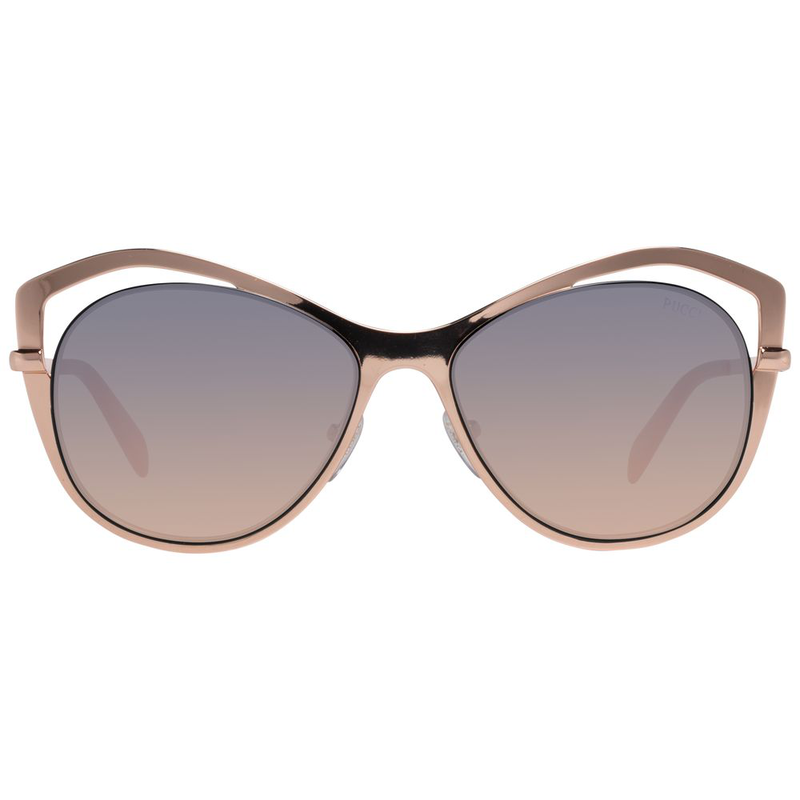 Rose gold metal sunglasses-null