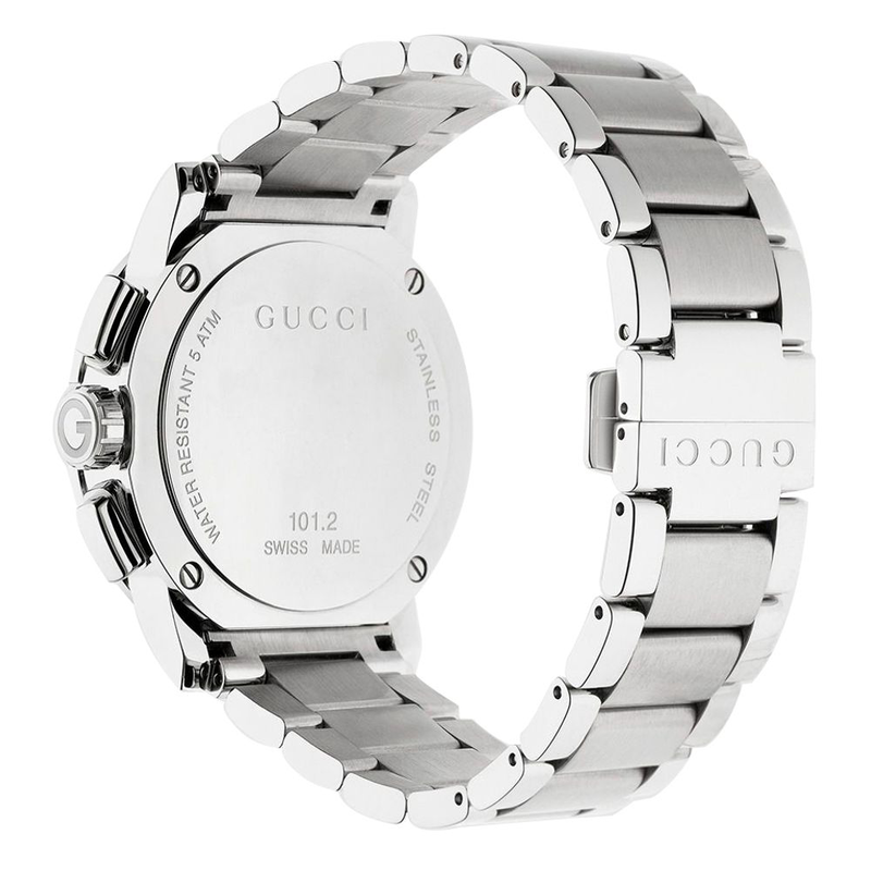 Gray stainless steel dress watch-null