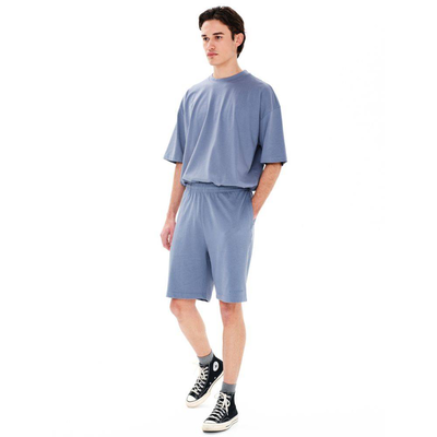 Men's sweat shorts, Light Blue, medium