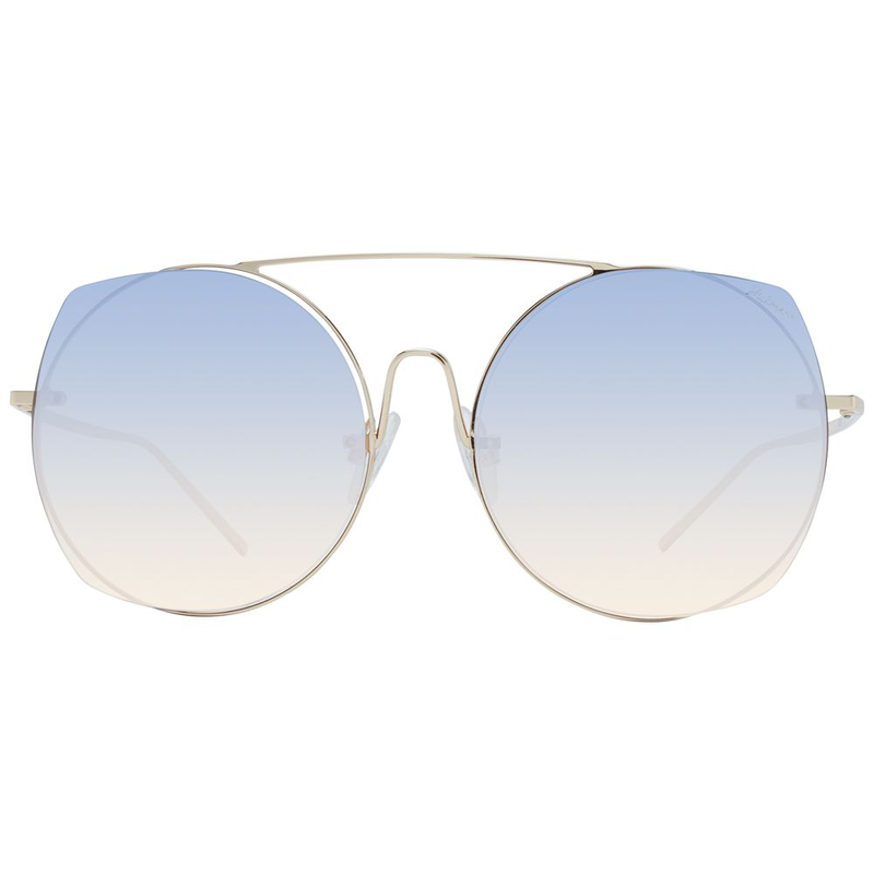 Gold metal sunglasses-null