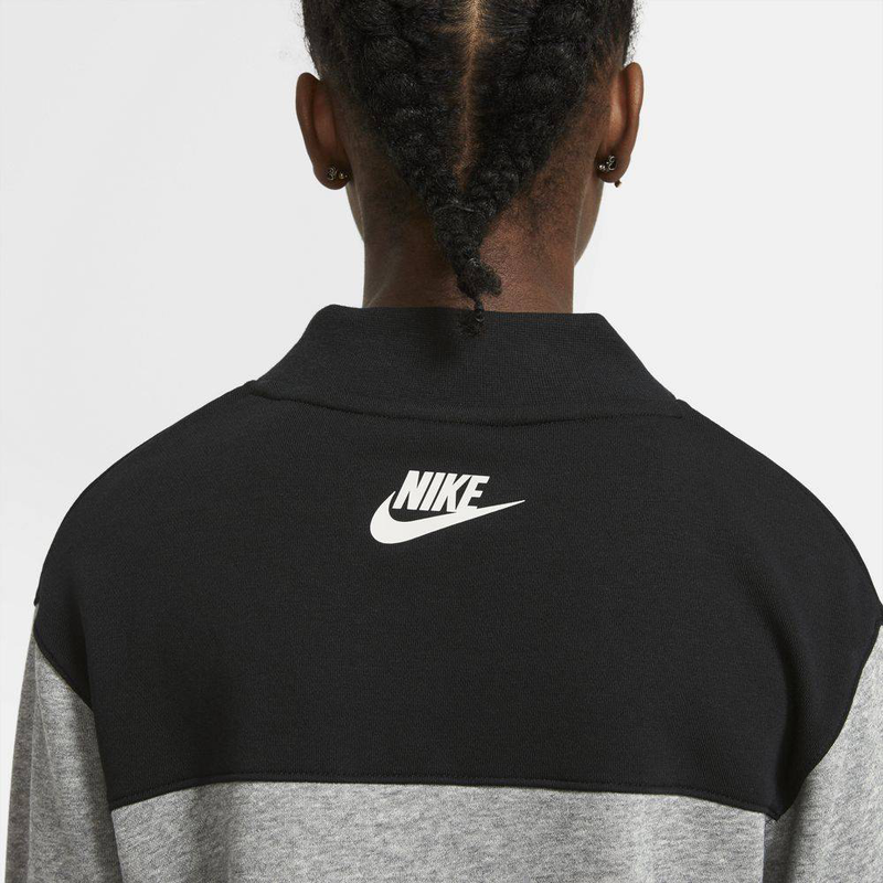 Nike sportswear girls french terry cropped crew image number null