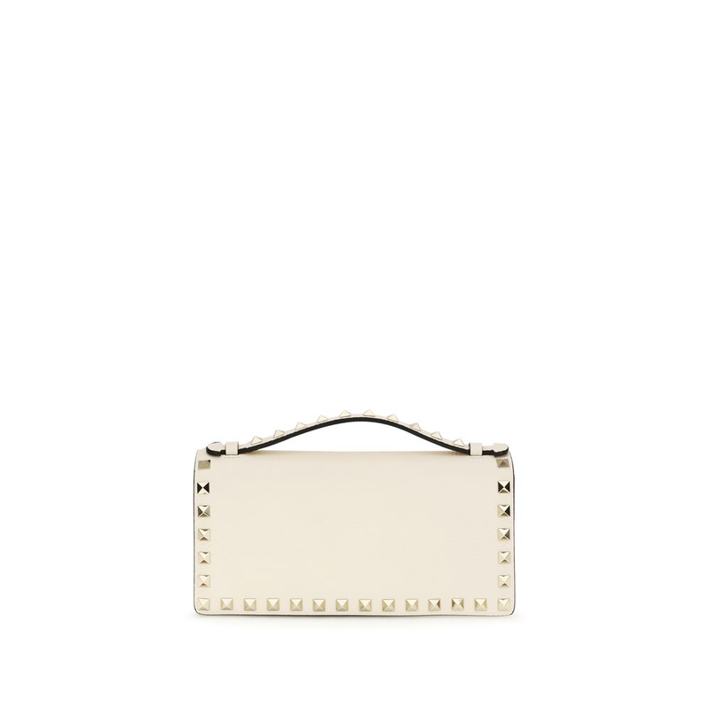 Beige calf leather bos taurus wallet-null
