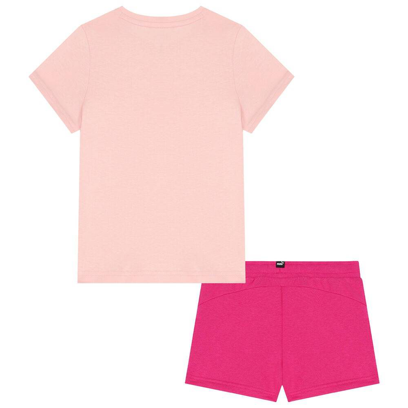 Girls logo t-shirt & shorts set image number null