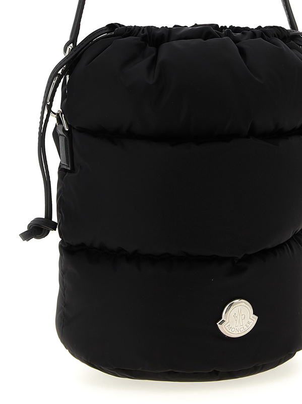 Black polyamide handbag-null