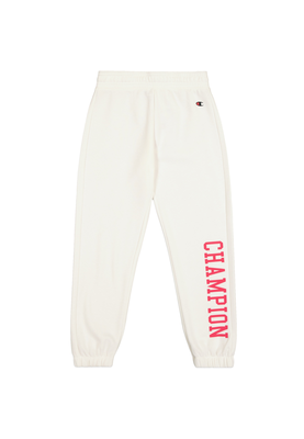 Champion girls elastic cuff pants, White, medium