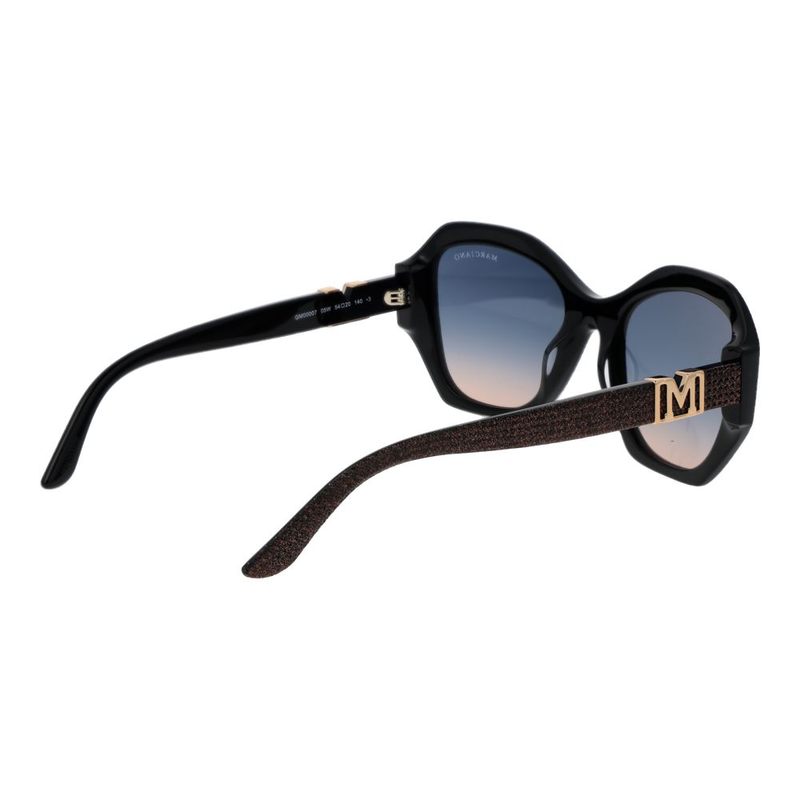 Black acetate sunglasses-null