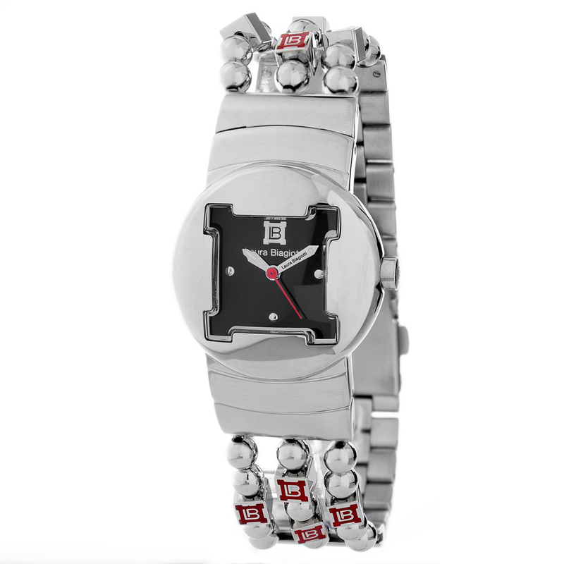 Silver stainless steel dress watch-null