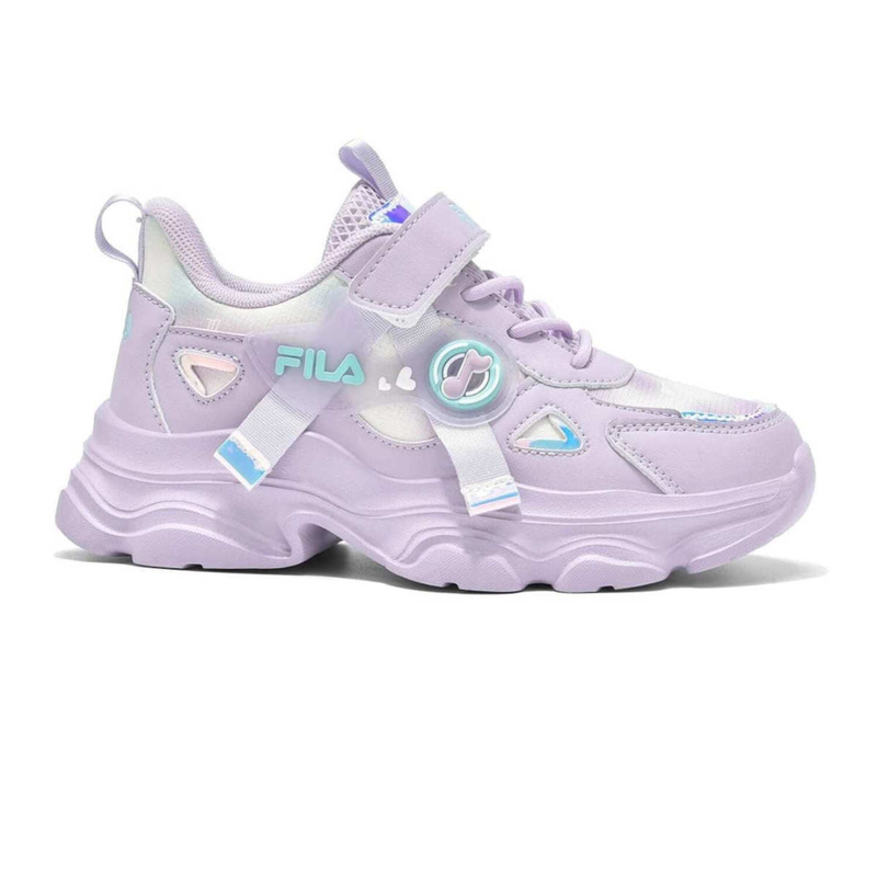 Fila musha 3 memory velcro fashion sneakers kids girls shoes purple 3yf61003-800-null