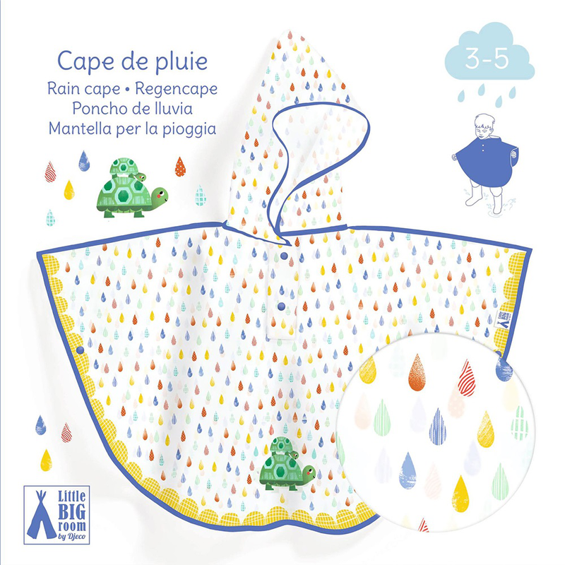 Djeco turtle - life style rain cape-null
