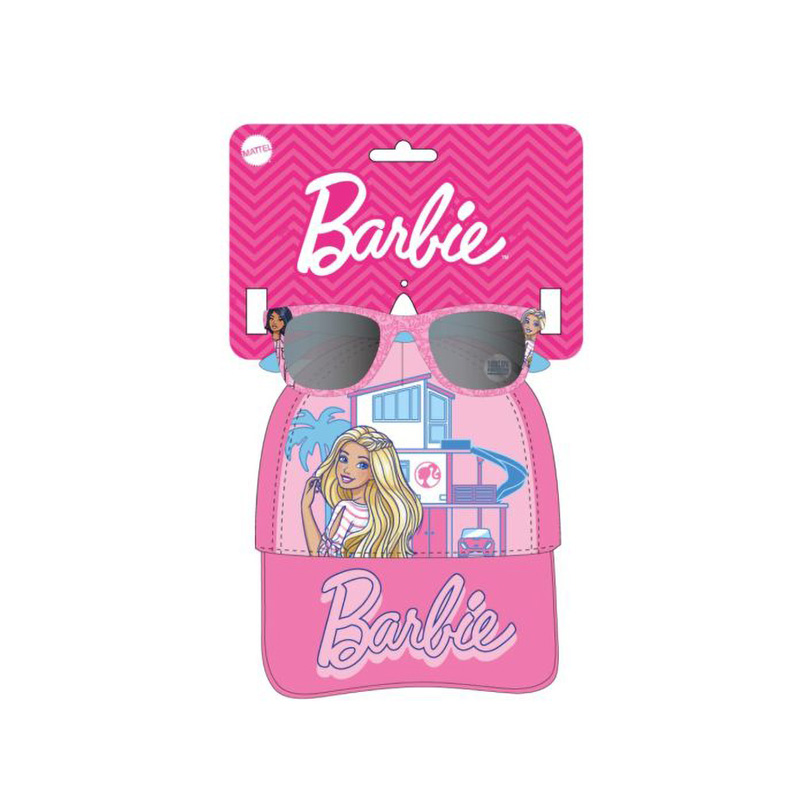 Cap set of sunglasses barbie-null