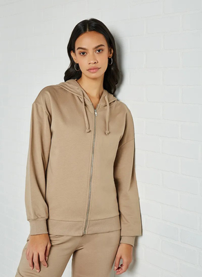 Only dreamer hoodie with zip, Pouro, medium